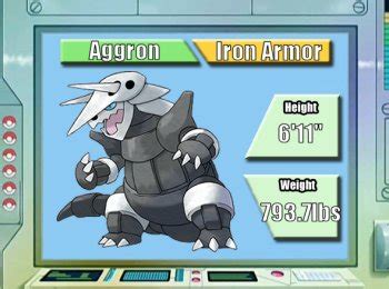 best nature for aggron|Pokémon of the Week .